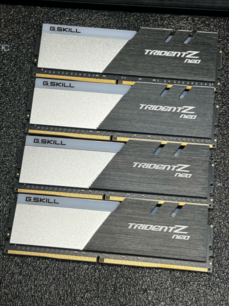 지스킬 DDR4 3200 CL16 32GB 4개 트라이던트 Z 64GB 128GB 램 세트 이미지