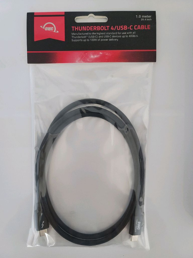 OWC 썬더볼트4 USB-C 케이블 새상품 판매합니다. 이미지