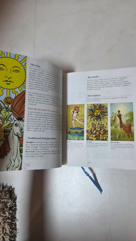 타로 책 카드 세트 (Tarot Fundamentals, Pictorial Key) 이미지
