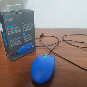 로지텍 G102 마우스(블루)(3주사용) 이미지