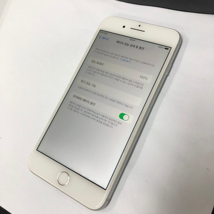 아이폰8플러스 64GB 실버 특SSS급 중고폰 배터리100% 인스타 사진폰 209648 이미지