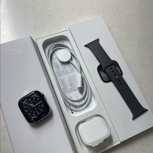 애플워치10티타늄 46mm 내추럴 애플케어+ 이미지