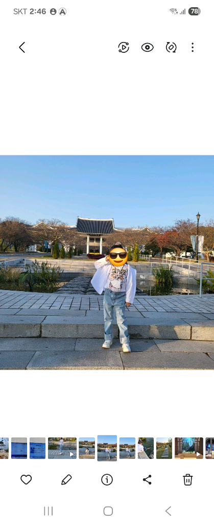 버버리 칠드런 TB 로고 청바지10y-140 이미지