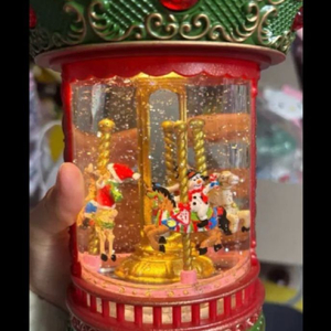 오르골 회전목마 스노우볼 이미지