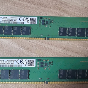 삼성 DDR5 16GB PC5-5600B 램 2개(32GB) 이미지