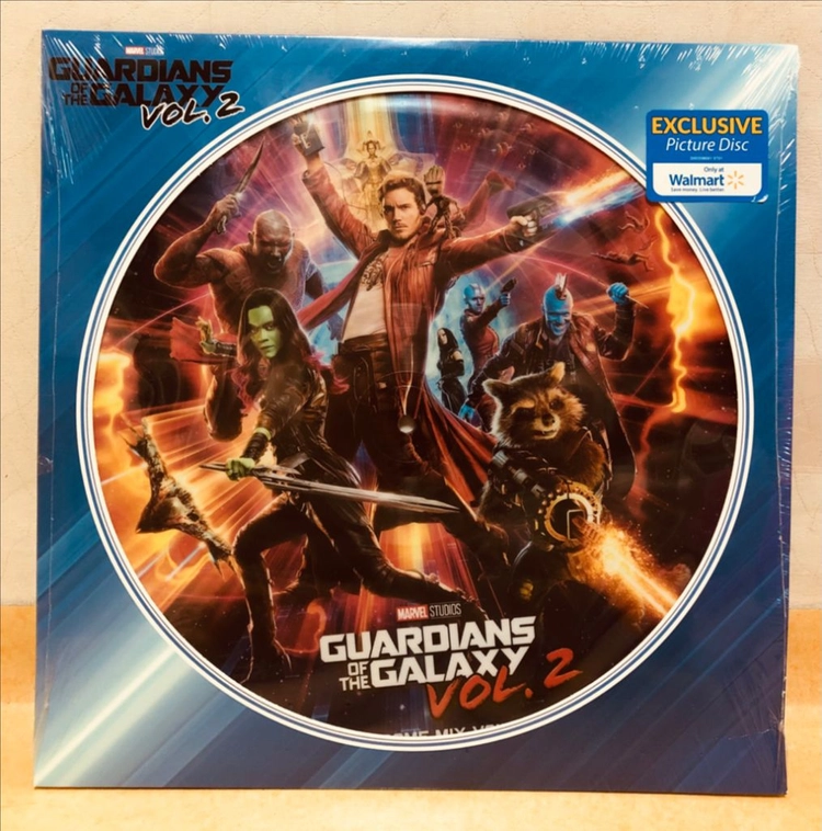 LP ; OST - guardians of galaxy 가디언즈 오브 갤럭시 엘피 음반 2장 픽쳐디스크 영화 음악 이미지