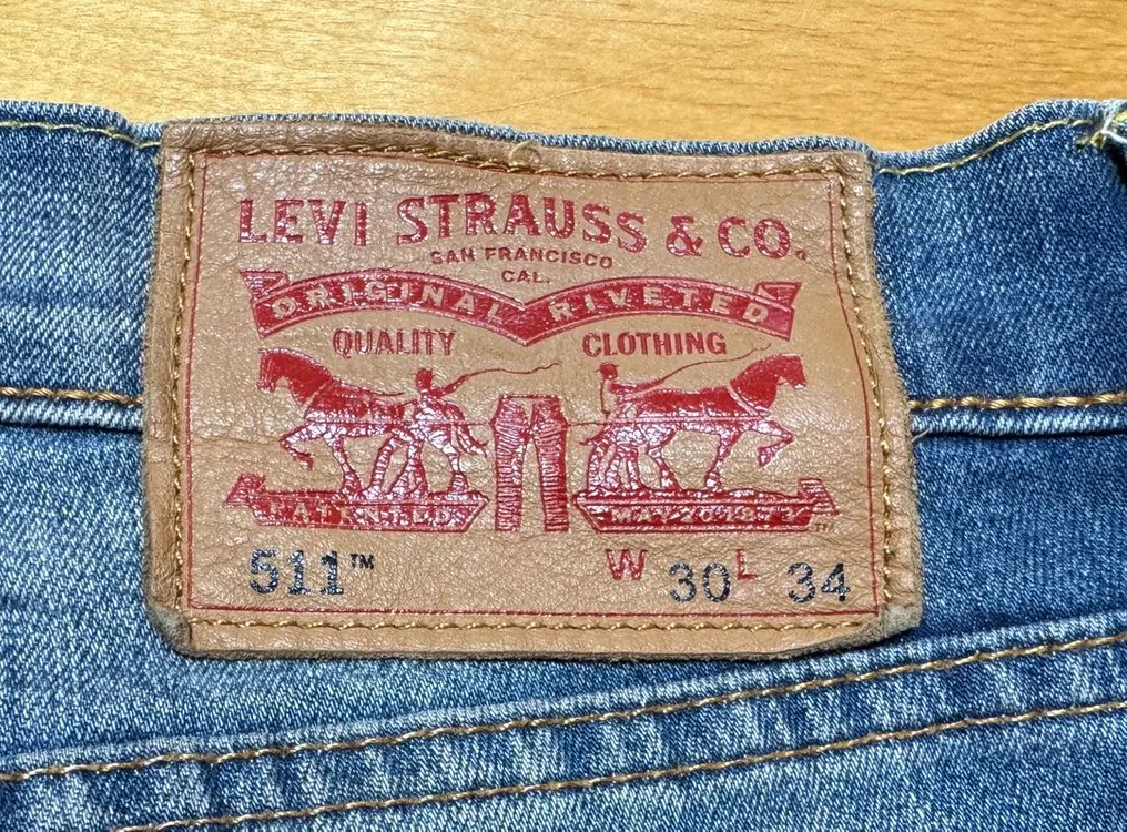 리바이스 511 청바지 30 사이즈 levis jeans 이미지