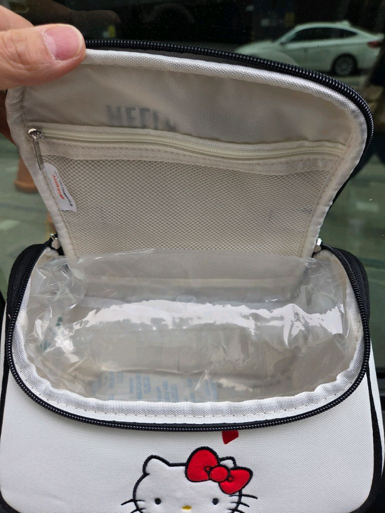 산리오 헬로키티 파우치,여행용 화장품 가방 이미지