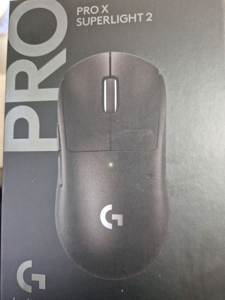 로지텍 g pro superlight2 (지슈라2)무선 게이밍 마우스 이미지