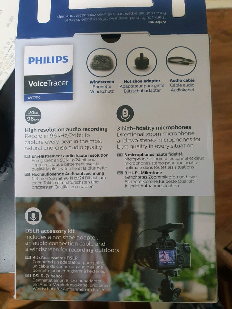 PHILIPS 필립스 DVT7110 디지털 녹음기 오디오 레코더 보이스 이미지