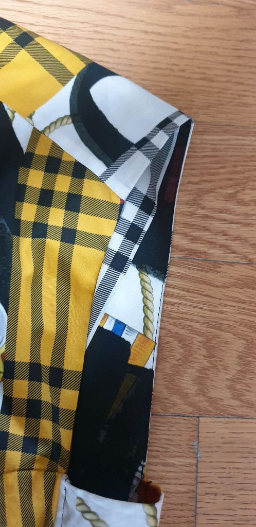 (새상품) 버버리 아카이브 프린트체크셔츠 롱원피스 이미지
