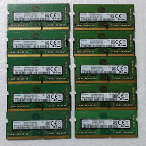 DDR4 8GB 노트북용 메모리 10개 / 삼성 PC4-2400T 이미지