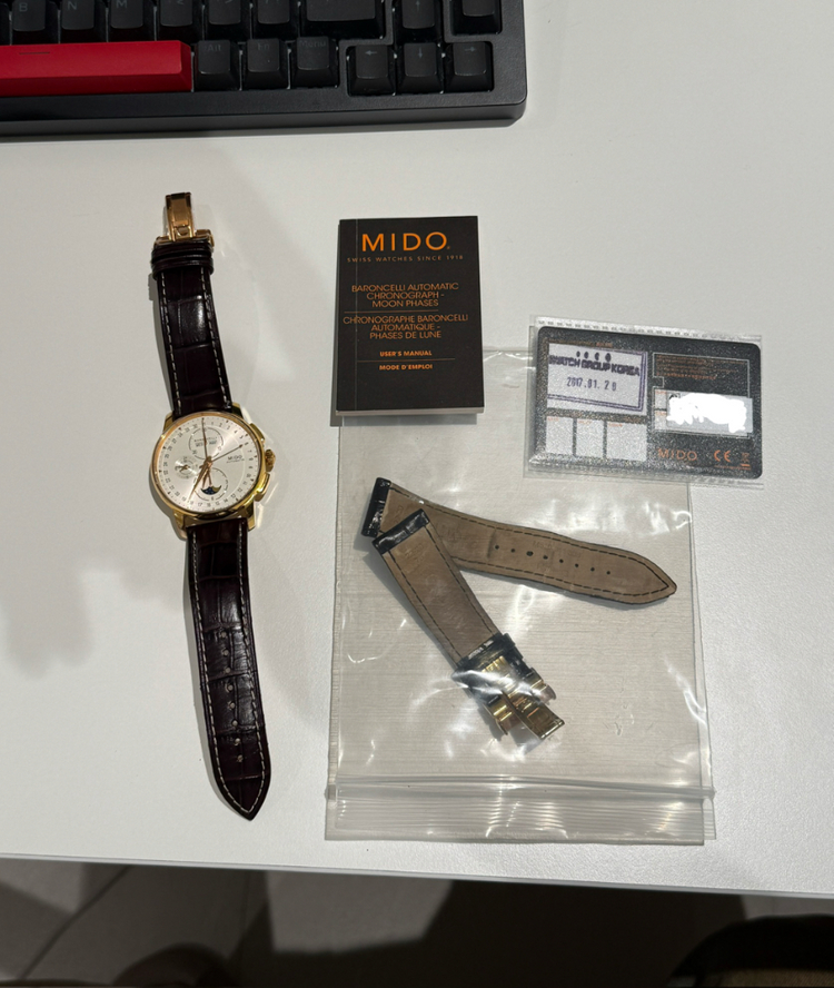 미도 바론첼리 문페이즈 42mm 이미지
