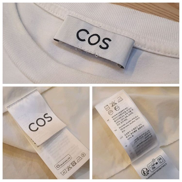 77.COS 화이트 라운드블라우스 이미지