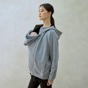코니 아기띠 아우터 후드 집업 이미지