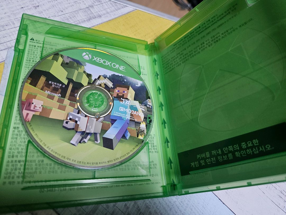 XBOX ONE 마인크래프트 이미지