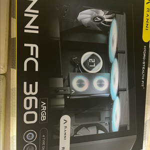 3RSYS 라니 FC 360 ARGB 블랙 수냉쿨러 새제품 이미지