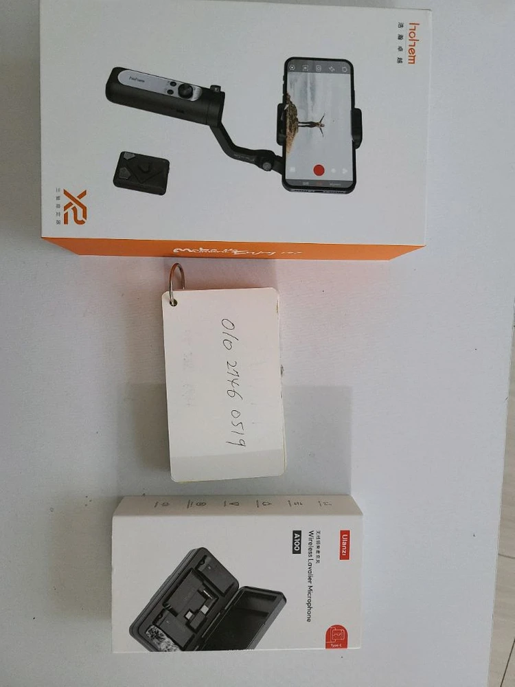 hohem isteady x2 짐벌, ulanzi a100 무선마이크 세트 (브이로그, 유튜브 방송장비,dji) 이미지