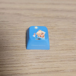 로젤리나 키캡/로제타/슈퍼마리오 갤럭시/공주/프린세스/하늘/파랑/파란/스카이/키보드/치코/닌텐도/스위치/굿즈 이미지