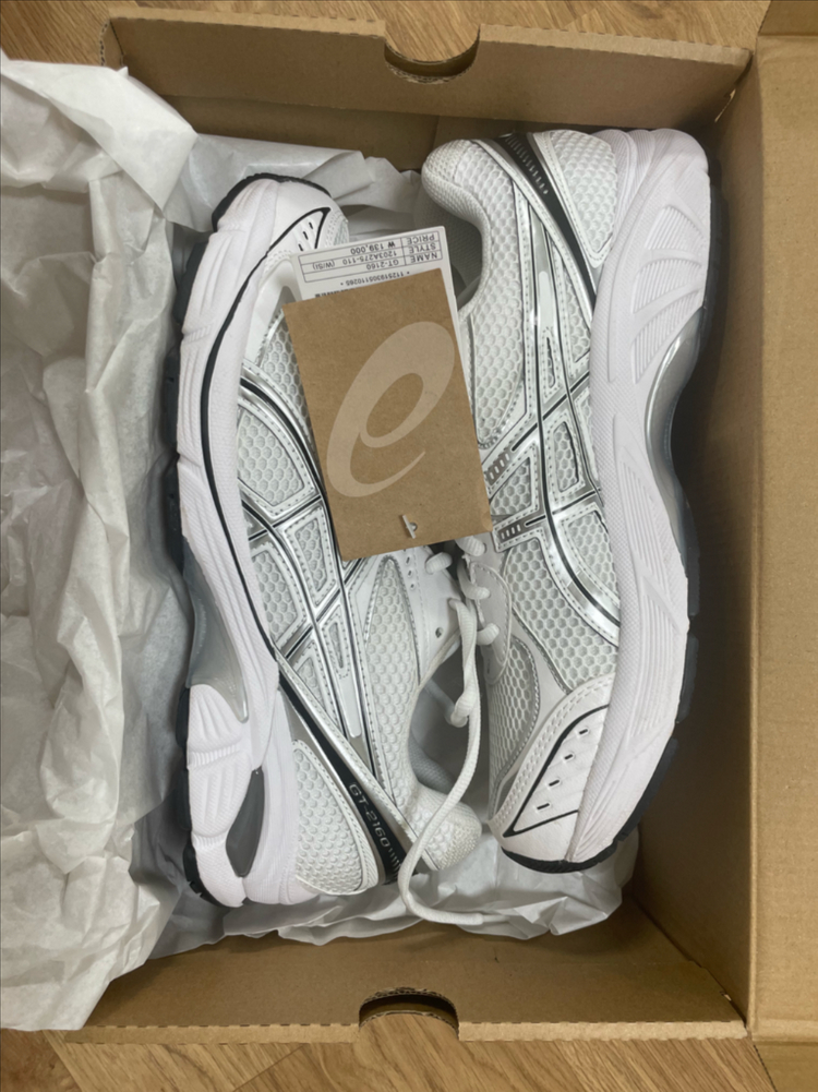 아식스 gt2160 화이트퓨어실버 265 이미지