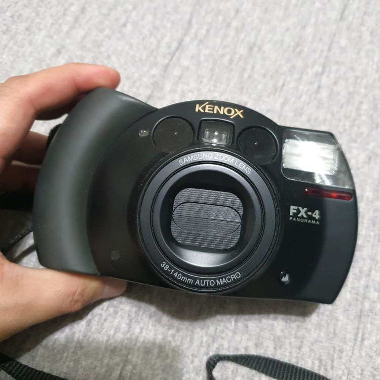 삼성 케녹스 FX-4 블랙 색상 필름 카메라 (A) 이미지