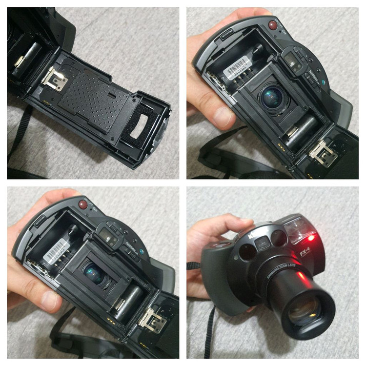 삼성 케녹스 FX-4 블랙 색상 필름 카메라 (A) 이미지
