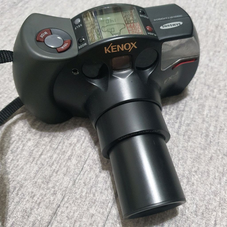 삼성 케녹스 FX-4 블랙 색상 필름 카메라 (A) 이미지
