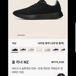 올버즈(allbirds) 울러너NZ 신발(265mm,미착화새제품) 이미지