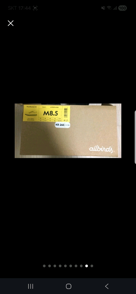 올버즈(allbirds) 울러너NZ 신발(265mm,미착화새제품) 이미지