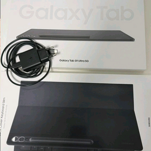 갤럭시 탭 S9 Ultra 5G(256GB, 그라파이트) + 정품 키보드 북커버 슬림 이미지