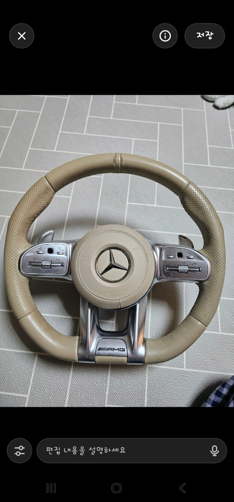 벤츠 S63 AMG W222 순정 핸들 판매합니다. 이미지