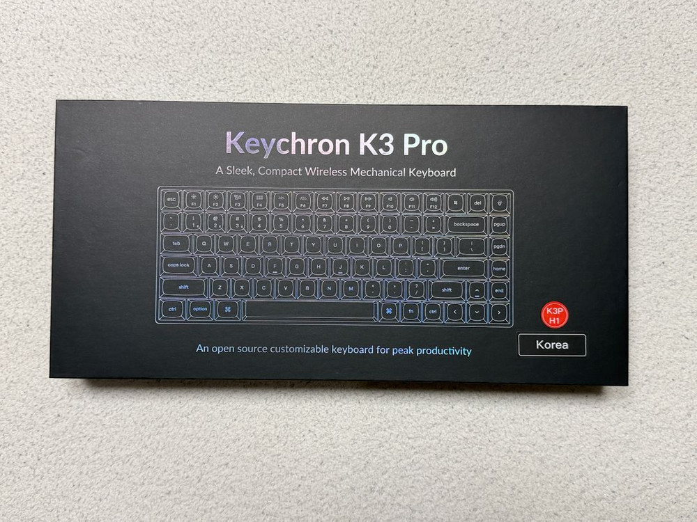 S급 키크론 K3 PRO RGB 기계식 핫스압 적축 + 전용 케이스 이미지