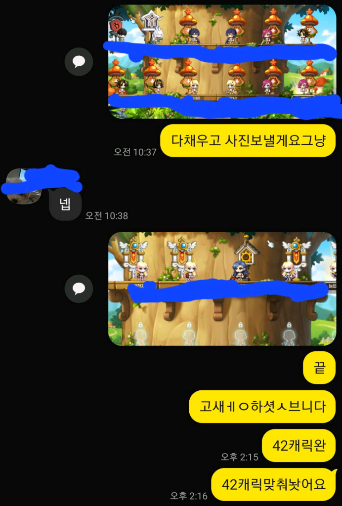 메이플 전서버 유니온 육성합니다 이미지