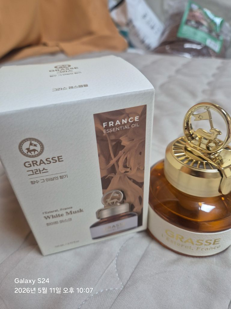 불스원 그라스 차량용 디퓨저 화이트 머스크향 110ml 이미지