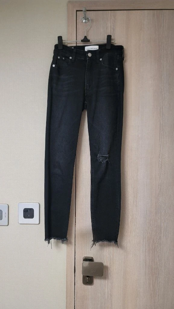 케빈클라인 블랙 스키니 진 (사이즈25) 이미지