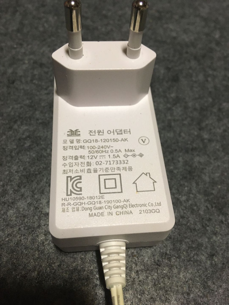 어댑터 아답터 12V 1.5A 피스넷 퓨어 360 이미지