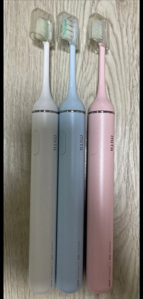미타 음파 전동칫솔 3개(리필모 12개 포함) 이미지