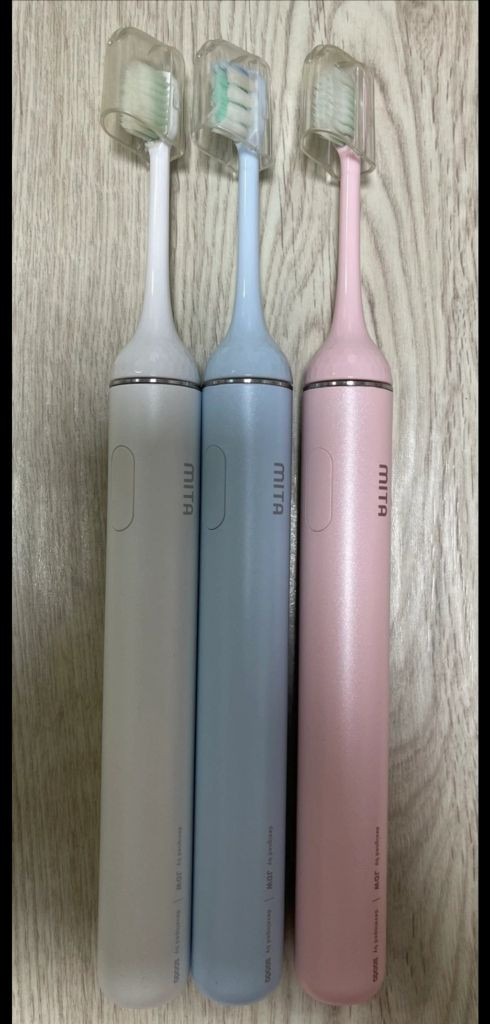 미타 음파 전동칫솔 3개(리필모 12개 포함) 이미지