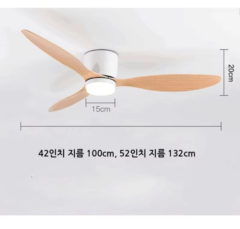 새상품 LED 조명 선풍기 천장 실링팬 이미지