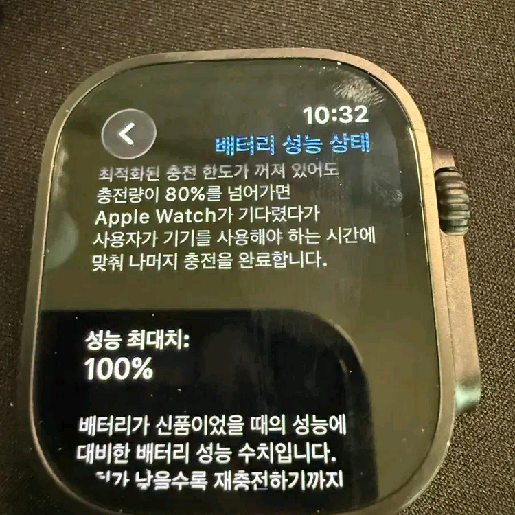 애플워치 울트라2 블랙 + 밀레니즈루프 이미지