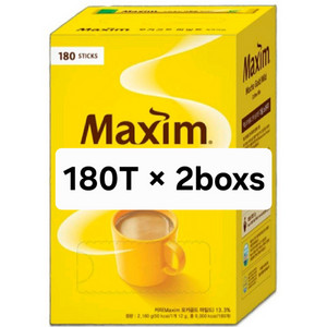 맥심 모카골드 마일드 커피믹스 180개입 2박스 이미지