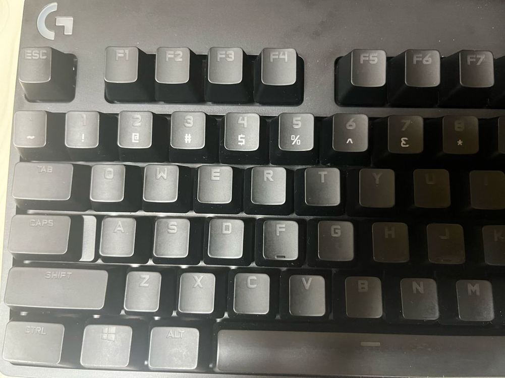 로지텍 g pro tkl gx blue 영문판 키보드 이미지