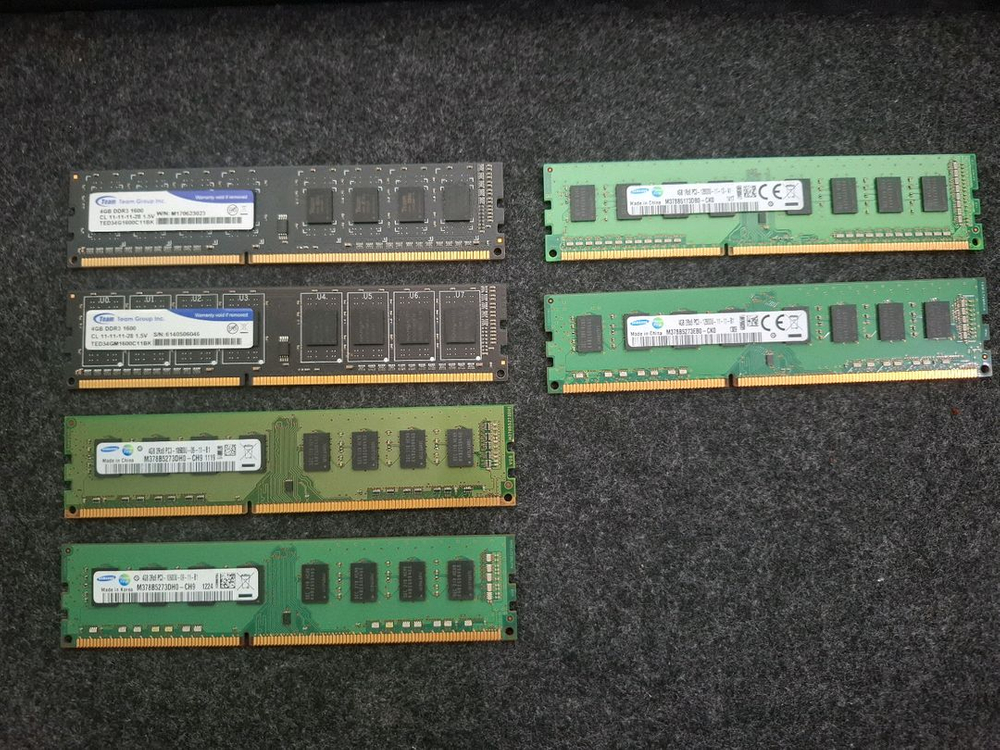 삼성, 팀그룹 램 DDR3 4GB 6개 이미지