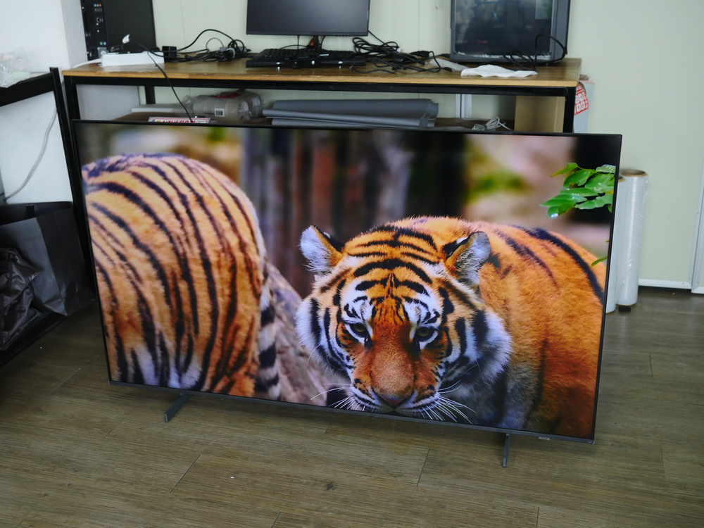 삼성 65인치 4K UHD TV 스탠드형 사이니지 LH65BEFHLGFXKR 이미지