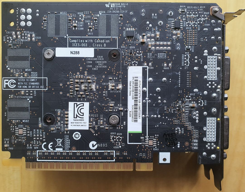 [고장 부품용] Zotac GTX-750 GDDR5 1GB 팝니다 이미지