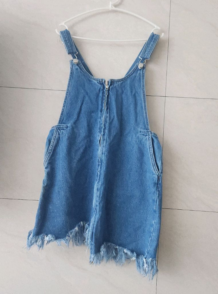ZARA 데님 멜빵 원피스 M 이미지