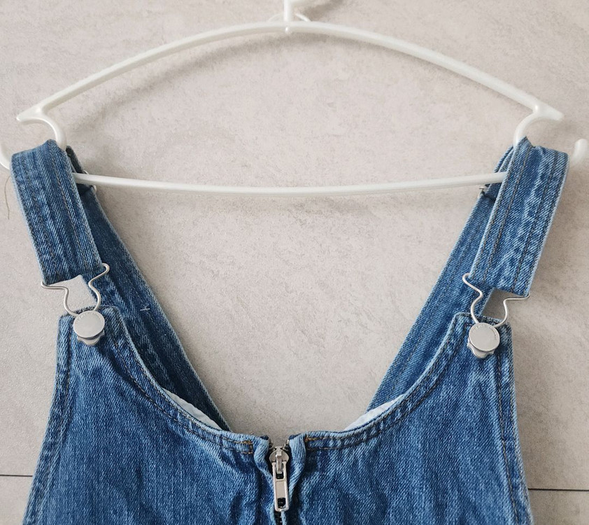 ZARA 데님 멜빵 원피스 M 이미지