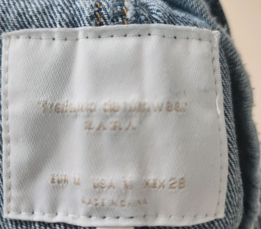 ZARA 데님 멜빵 원피스 M 이미지