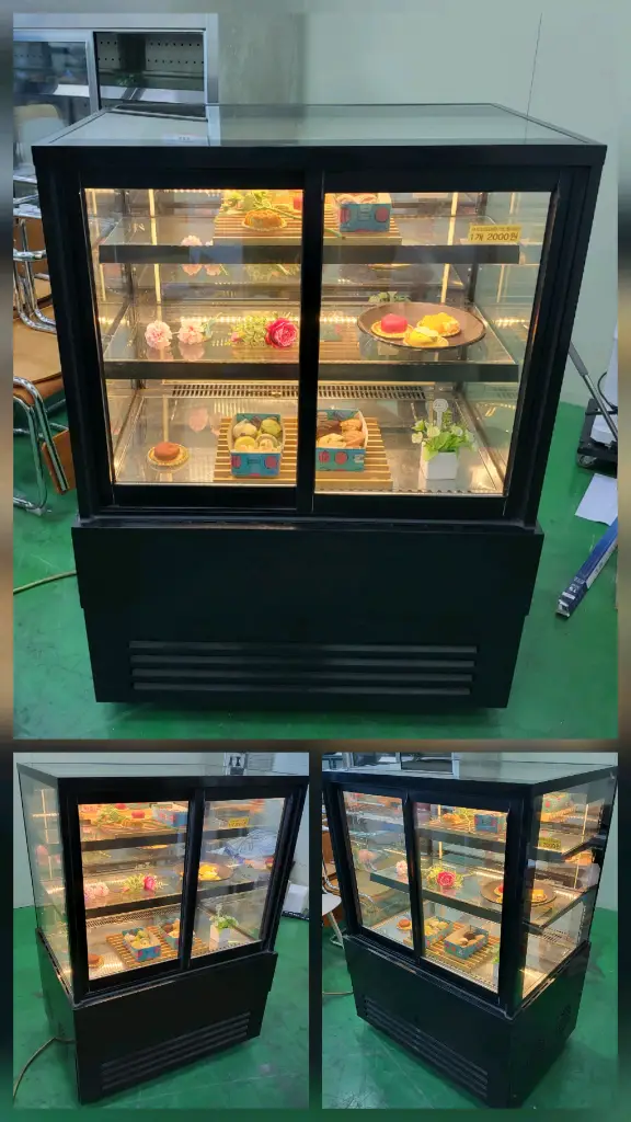 앞문형 정육 숙성 반찬 케잌 베이커리 디저트 냉동냉장 쇼케이스 저온콤프 이미지