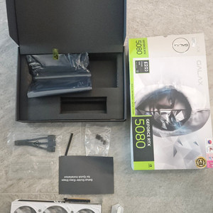 (정품/신품급/풀박스/S) 갤럭시 GALAX 지포스 RTX 5080 EX GAMER WHITE OC D7 이미지